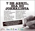 7 de abril - Dia do Jornalista